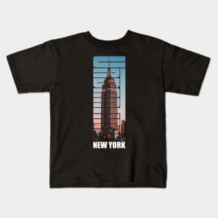 New York City Urban Time Shirt For NY Lover Kids T-Shirt